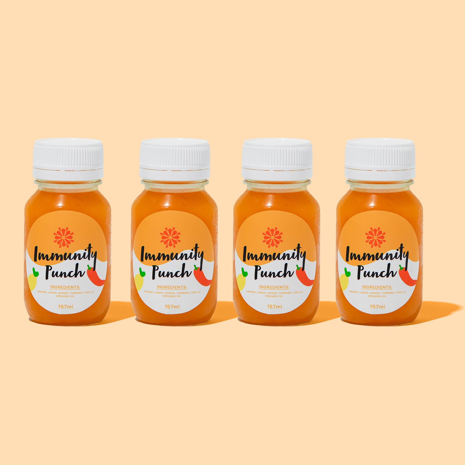 Immunity Punch 4 Pack - Juice Institute