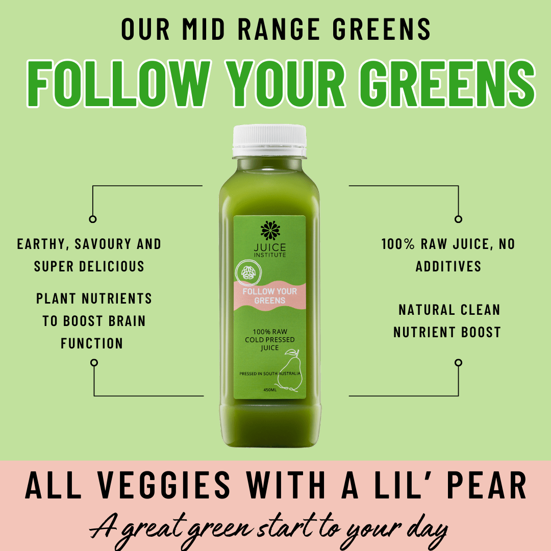 Follow Your Greens Box - Juice Institute