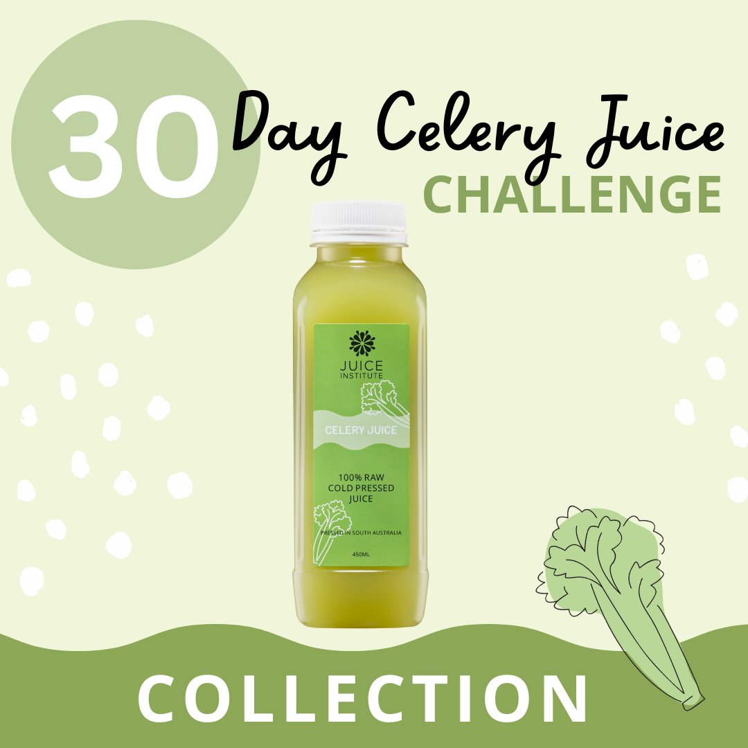 30 Day Celery Juice Challenge with collection - Juice Institute